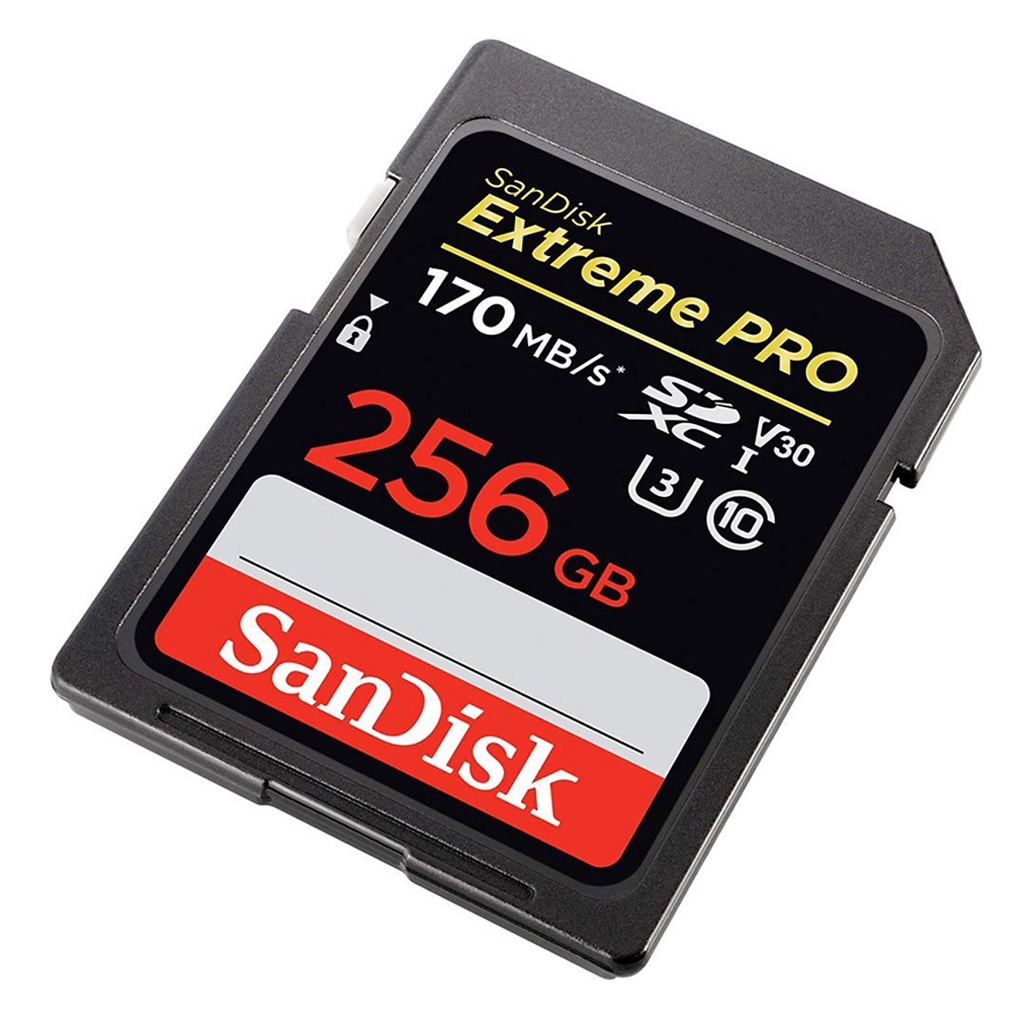 Thẻ nhớ SanDisk SDXC Extreme Pro 256GB 170/90 MB/s U3