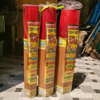 NHANG SẠCH ( Không hoá chất, ít tàn) 100% Tự Nhiên 4 Tất 40cm - Thân thiện với môi trường - Sx Việt Nam