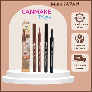 Bút Kẻ Mắt Nước Siêu Mãnh Lâu Trôi Canmake Slim Eyeliner