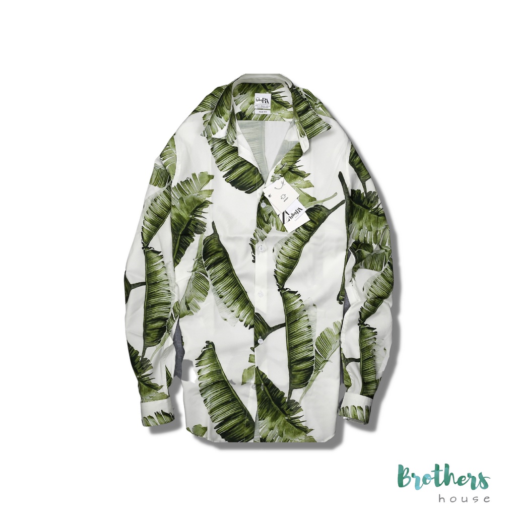 |Vải lụa cao cấp| Áo sơ mi nam họa tiết zara, trẻ trung không kém phần nổi bật