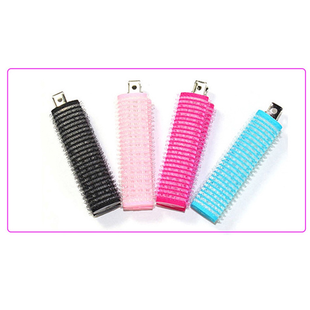 [Hàng mới về] Kẹp tóc mái dạng lô uốn xoăn nhẹ tự dính an toàn chuyên nghiệp cho nữ