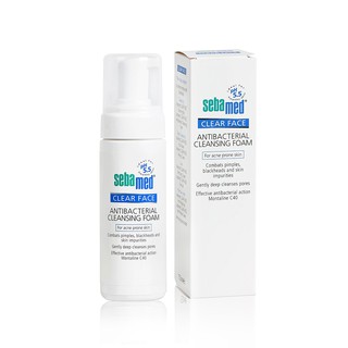 Sữa Rửa Mặt Tạo Bọt Ngừa Mụn Sebamed Clear Face Antibacterial Cleansing Foam