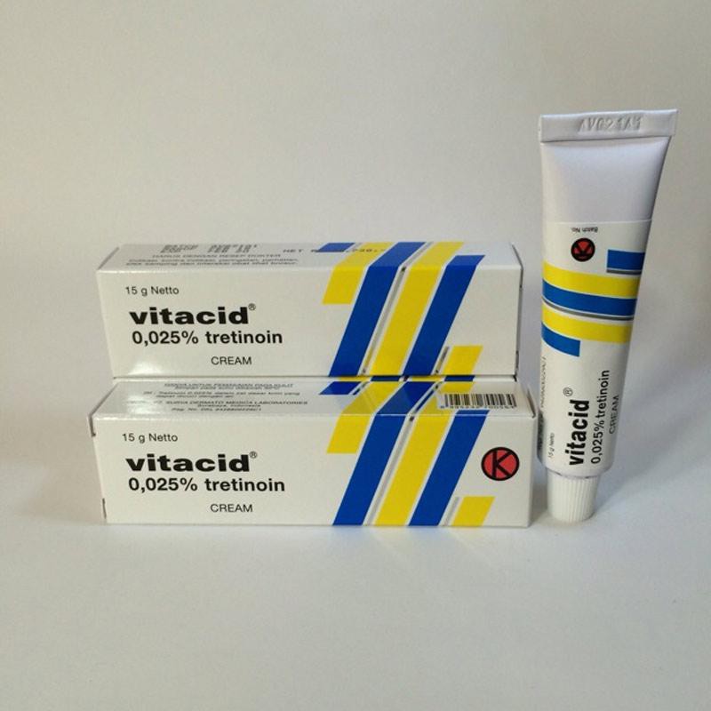 Vitacid Tretinoin 0.025 cream