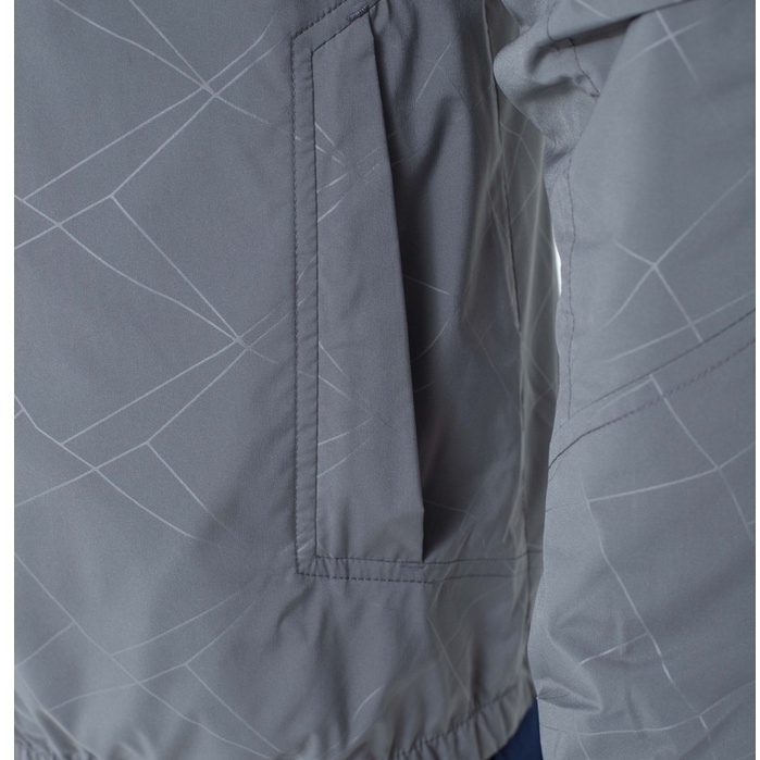 Áo khoác gió 2 lớp nam ARISTINO dáng suông nhẹ lịch lãm, họa tiết bắt sáng ấn tượng, tinh tế - AJK002W1