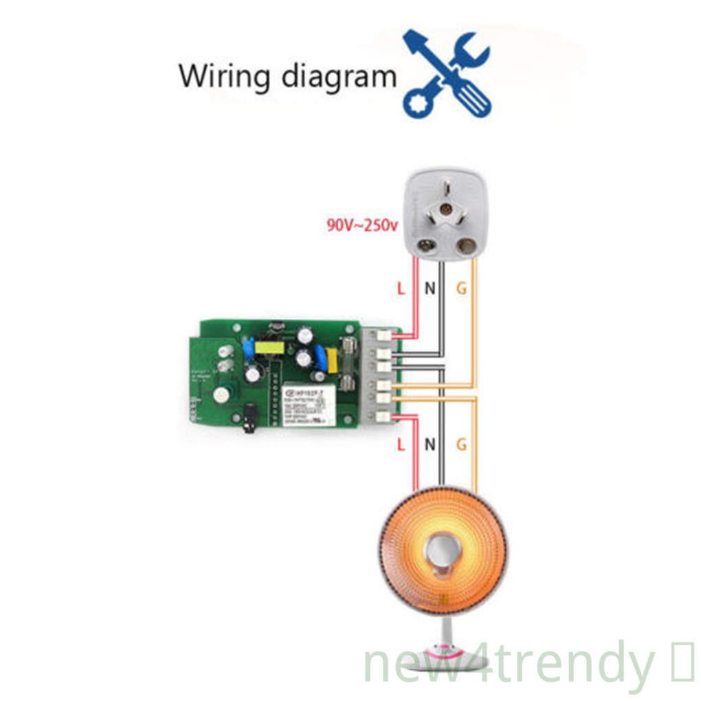 Công Tắc Cảm Biến Nhiệt Độ Độ Ẩm Kết Nối Wifi 10a