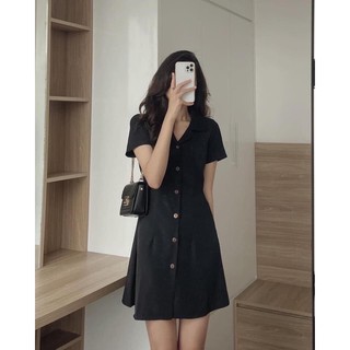 Đầm cổ vest thanh lịch