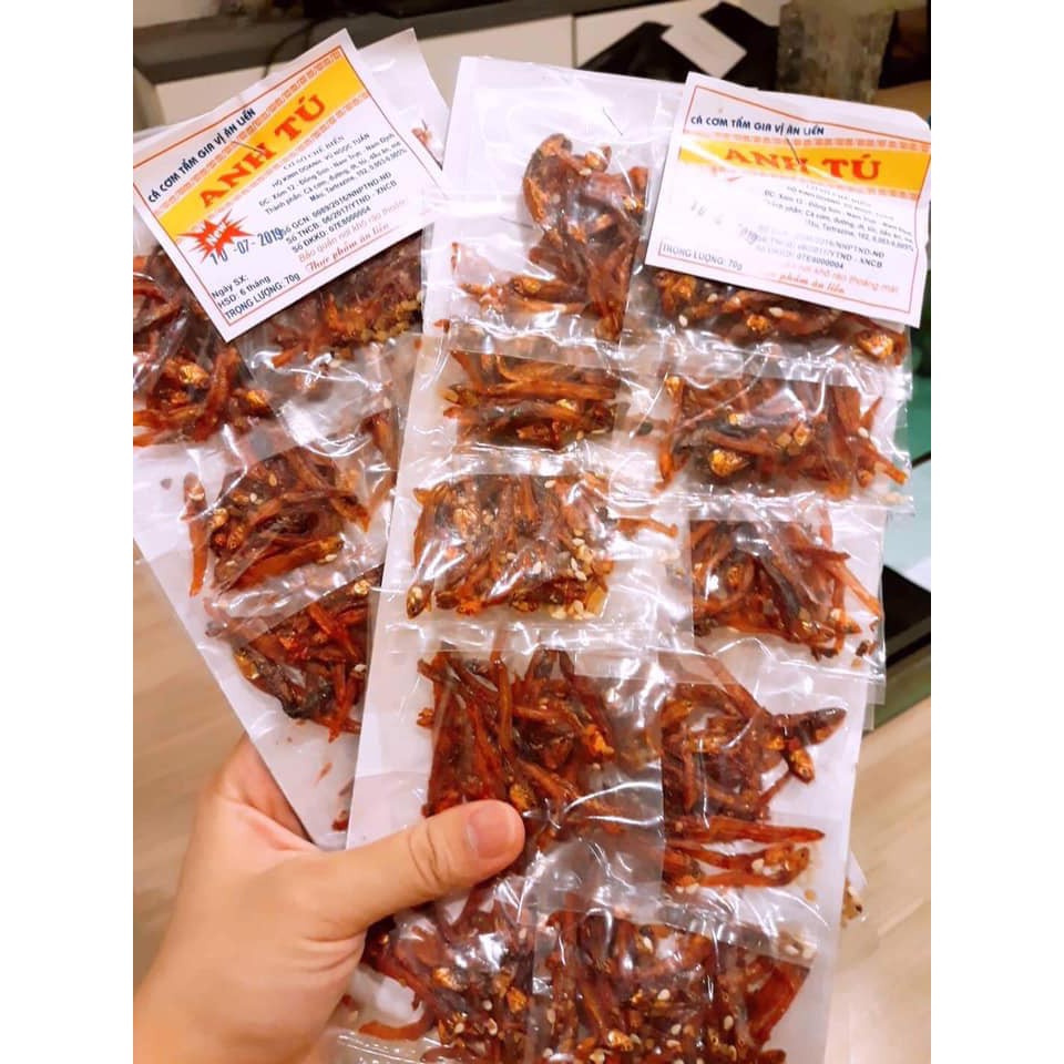 cá chi chi tuổi thơ (1 vỉ 10 gói loại to)