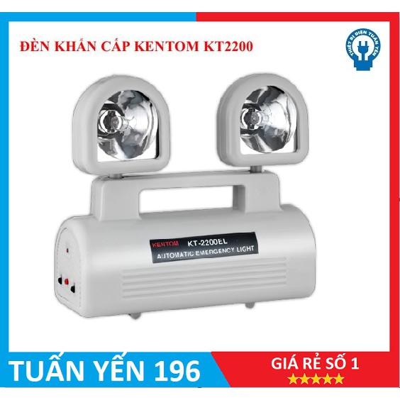 [CHÍNH HÃNG] Đèn Sạc Khẩn Cấp Kentom KT2200 có bảo hành