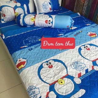 Sỉ HCM Chăn Hè Trần Bông Vải PoLy Việt doremon tem thư