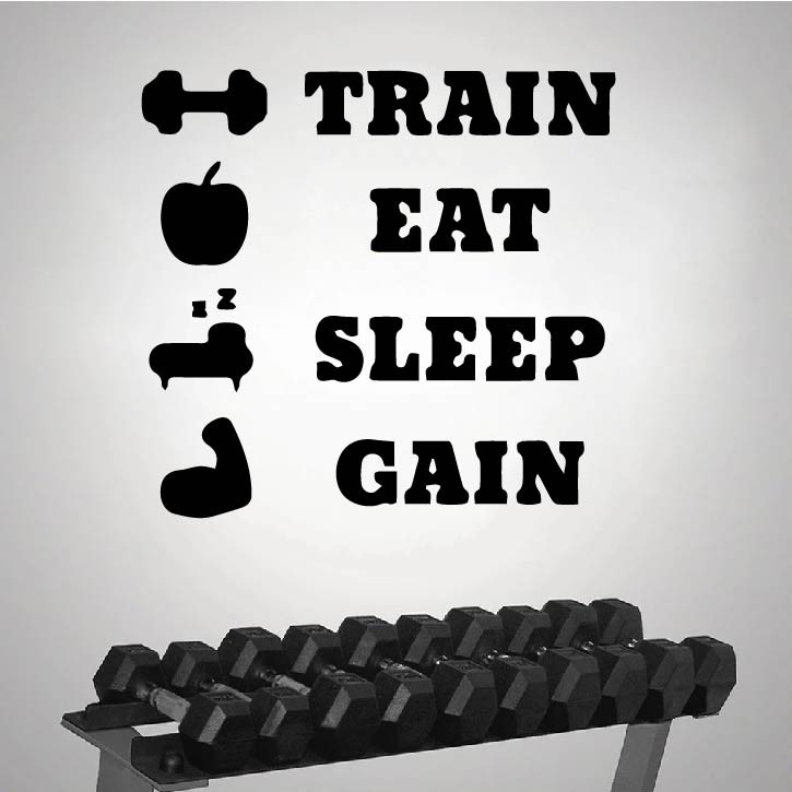 Decal Trang trí, tạo động lực trong Phòng GYM, thu hút khách hàng, tăng tính thẩm mỹ P1