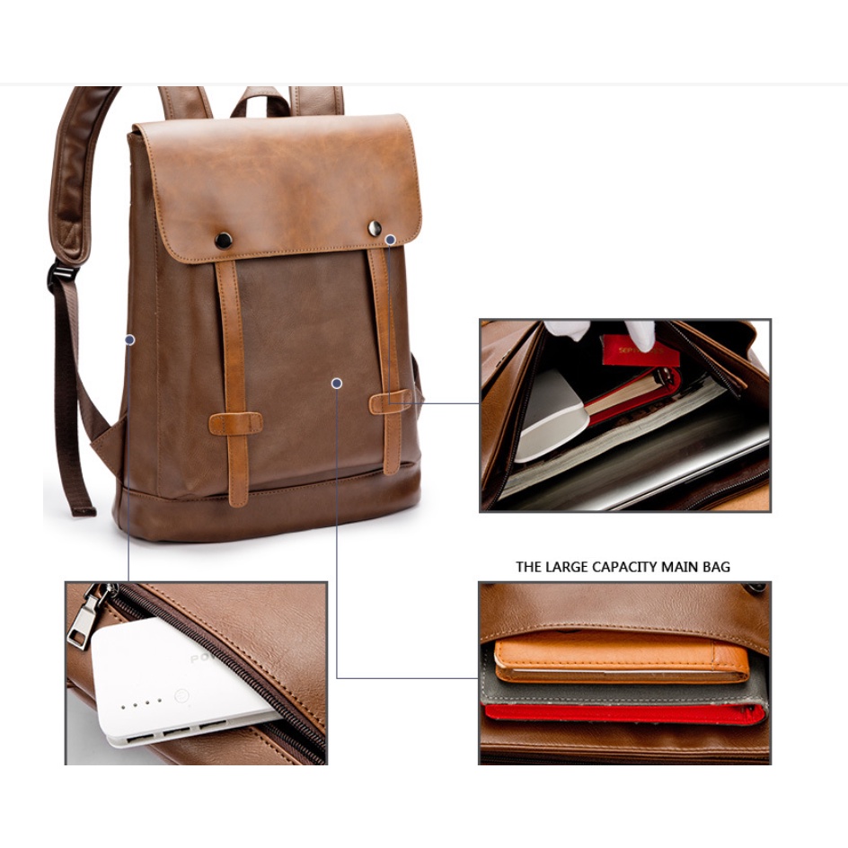 Balo da nam đa chức năng cao cấp phong cách mới