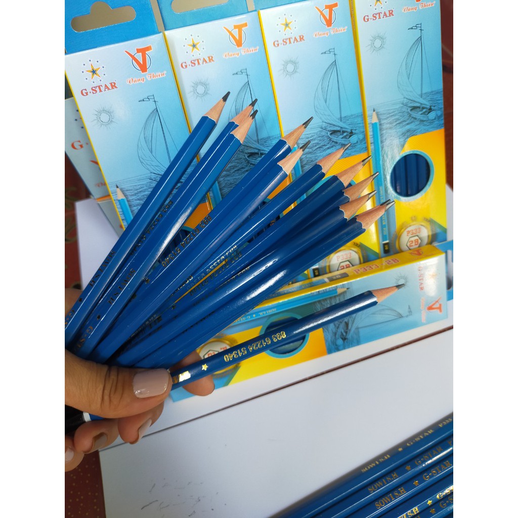 1 CÂY BÚT CHÌ ĐEN P333- 2B HIỆU G*STAR