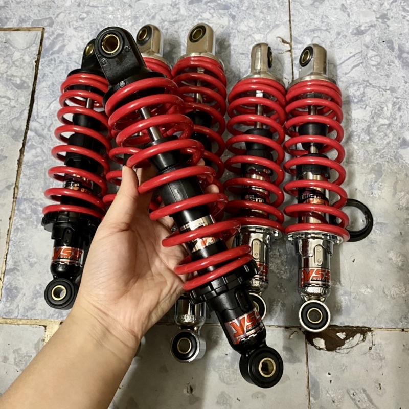 Phuộc nhún sau Yss cho các con xe số Dream Wave Sirius Jupiter Taurus Axelo Ellegant RSX Win 100 Cub ...