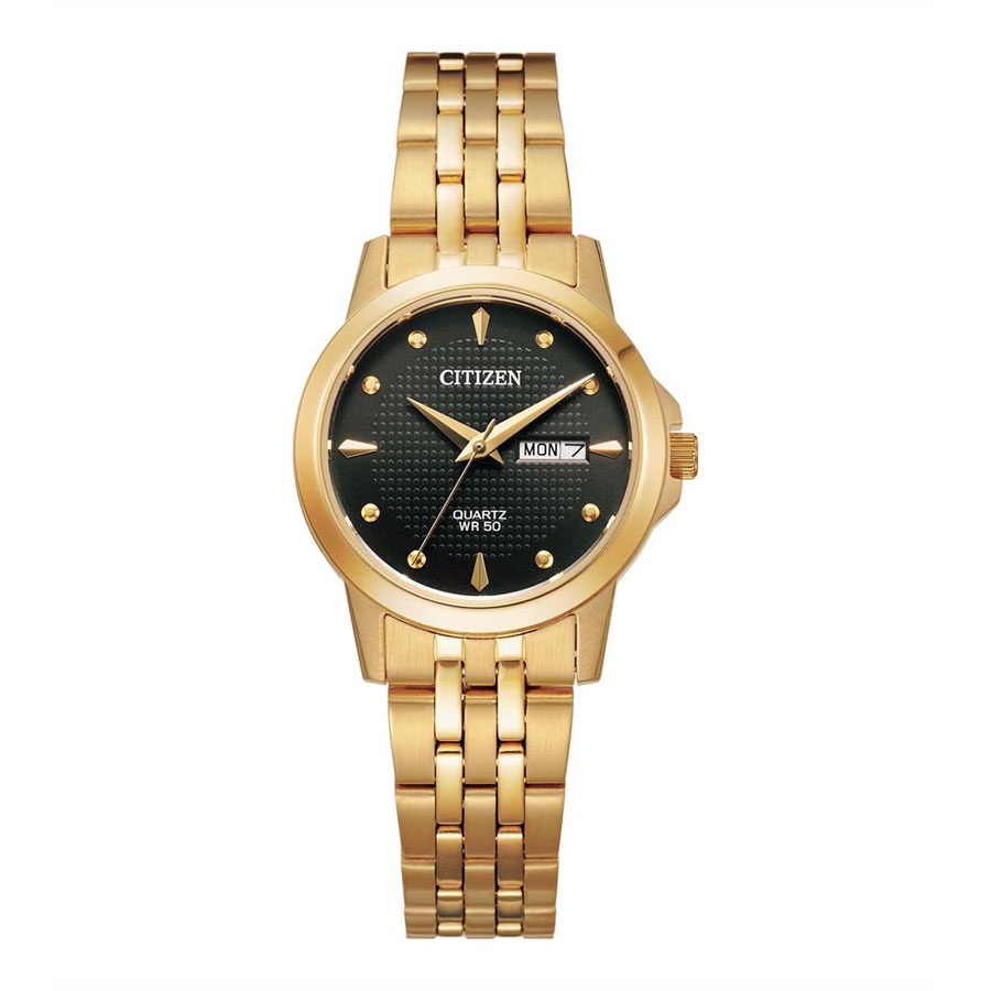 Đồng Hồ Nữ Citizen Dây Thép Không Gỉ EQ0603-59F - Mặt Đen