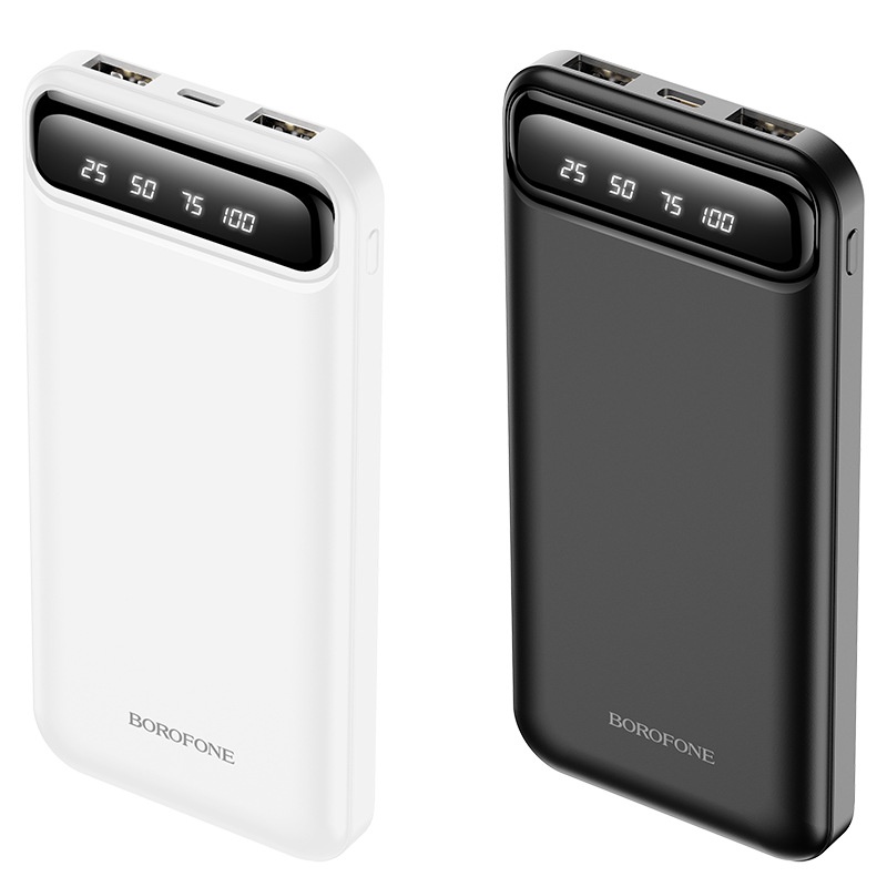 CHÍNH HÃNG Cục sạc dự phòng, Pin sạc dự phòng BOROFONE BJ14 - 10000mah có đèn báo dùng cho samsung, xiaomi, iphone