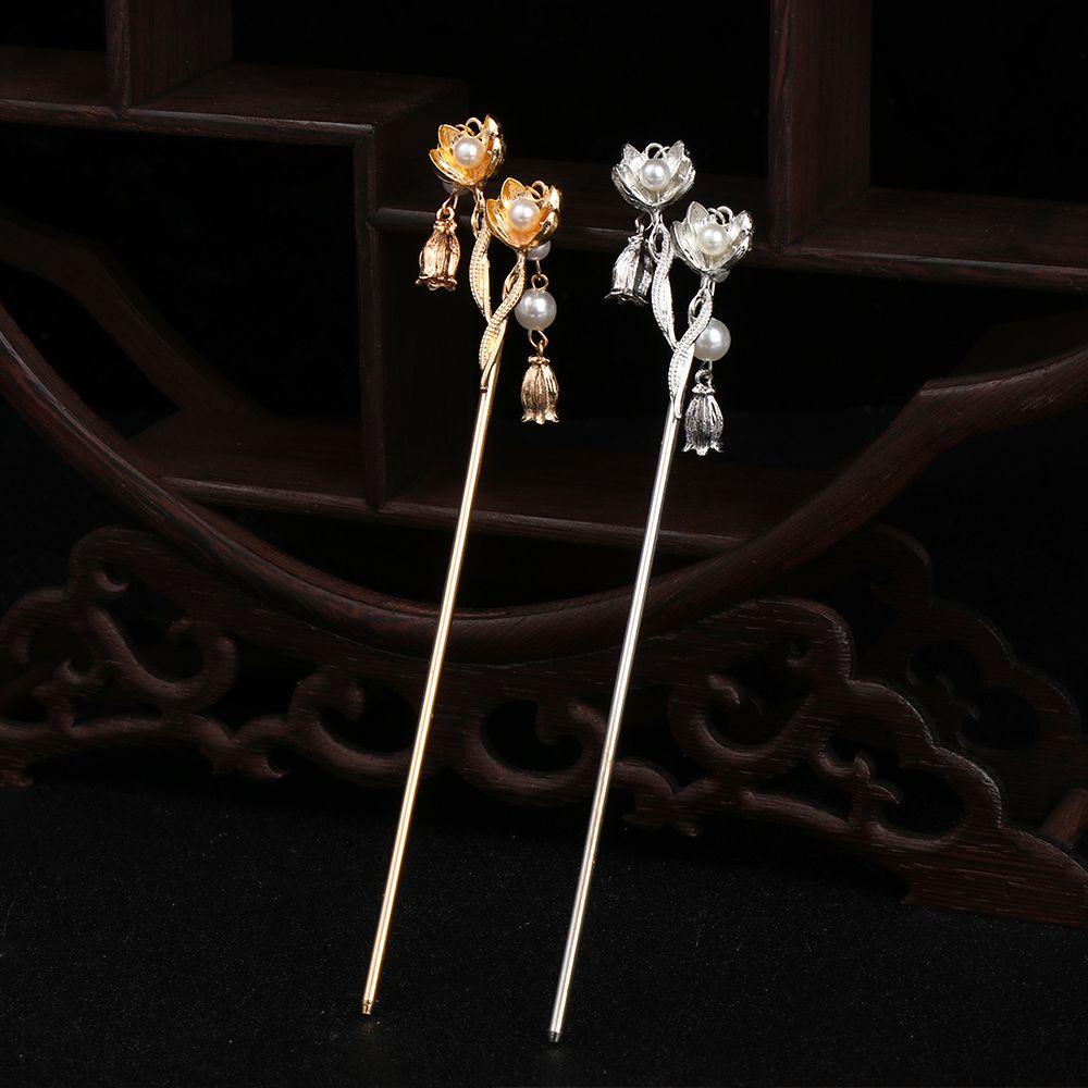 SUMU Kẹp Tóc Hoa Đính Ngọc Trai