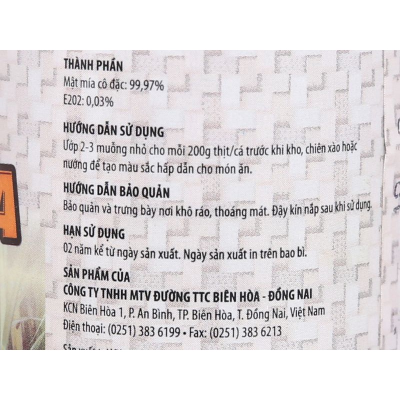 Nước màu Bếp xưa chai 210g