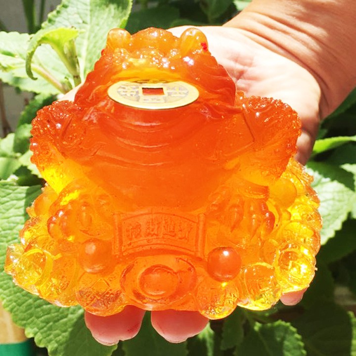 Cóc thiềm thừ ngậm tiền 20 màu hợp phong thủy mọi mệnh chỉ 99k dài 10 cm x rộng 10 cm x cao 8 cm | BigBuy360 - bigbuy360.vn