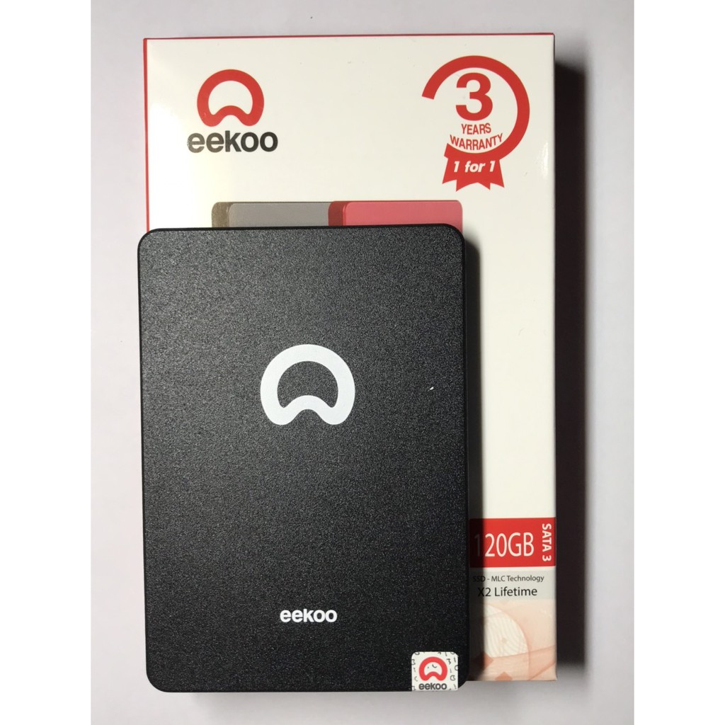 Ổ Cứng SSD 120gb Eekoo laptop/PC - Sản phẩm chính hảng - Bảo hành 36 tháng (tặng cáp sata 3)