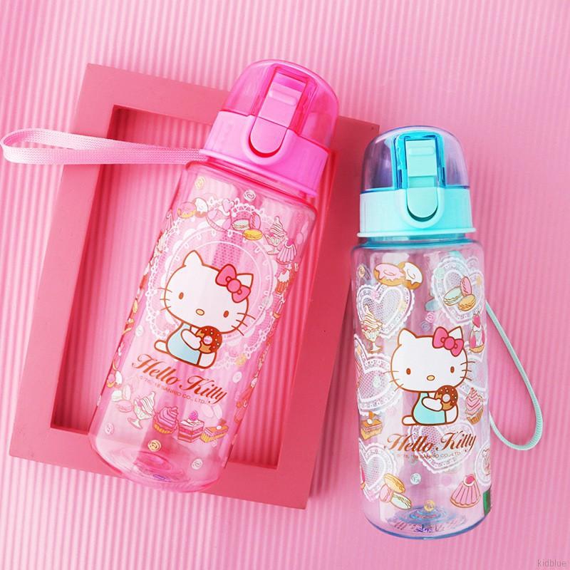 Bình nước nhựa xinh xắn có ống hút cho trẻ em