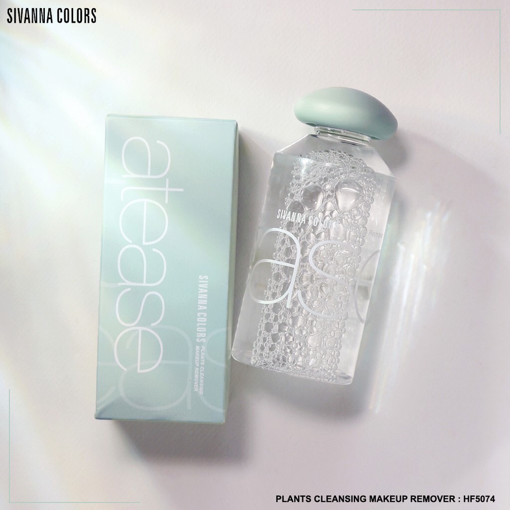 Nước tẩy trang Sivanna Colors Atease HF5074 Thái Lan SIVANNA COLORS PLANTS CLEANSING MAKEUP REMOVER auth THÁI