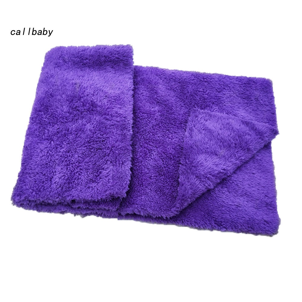 Khăn lau xe hơi vải lông cừu san hô dày thấm hút nước tốt