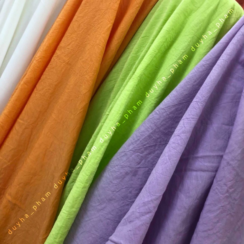 VẢI TƠ GẪY NHIỀU MÀU TRẺ TRUNG XINH XẮN