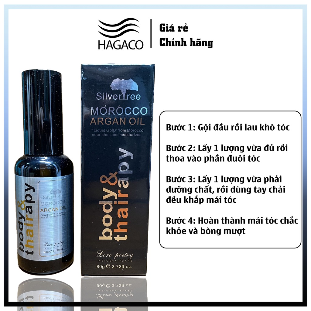 Tinh Dầu Dưỡng Tóc  MOROCCO ARGAN OIL - BODY THAIRAPY Phục Hồi Tóc Hư Tổn CT16