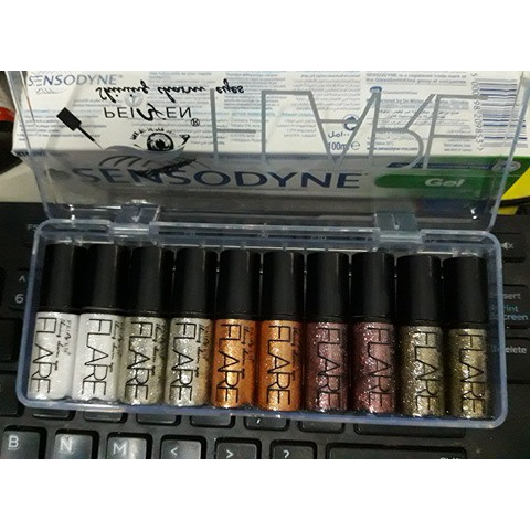 Combo nguyên set nhũ mắt 10 màu tiện lợi | BigBuy360 - bigbuy360.vn