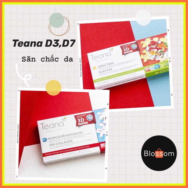 SERUM TEANA D3 SEA COLLAGEN và D7 ELASTIN săn chắc, căng bóng