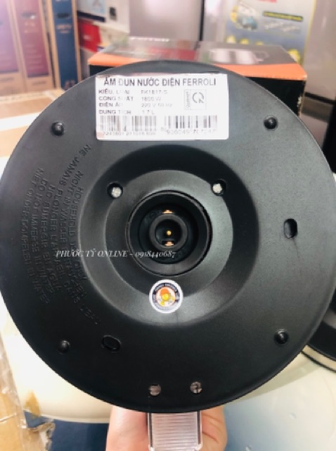 Ấm siêu tốc Ferroli FK1817-S - Chính hãng.