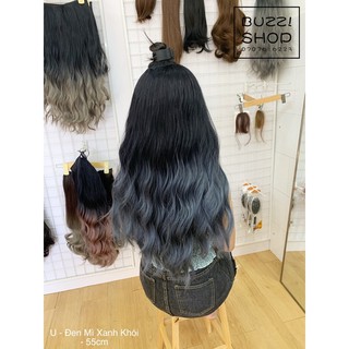 [ Hình thật ] Tóc Kẹp U Ombre Dợn Mì
