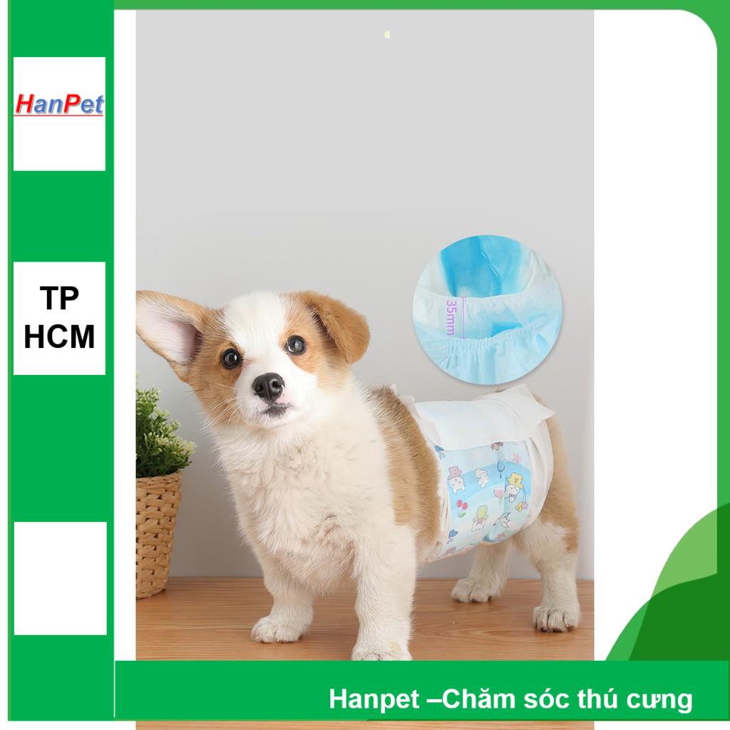 HCM- Combo 10 miếng bỉm quần dạng dán chó mèo cao cấp (kiểu bỉm quần) loại siêu thấm ĐỦ SIZE