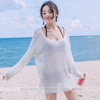 Áo lưới len móc - Ảnh Thật- Hàng có sẵn - Hàng nhập khẩu 100% - Áo choàng, áo lưới , kimono đi biển , đi chơi  ྇