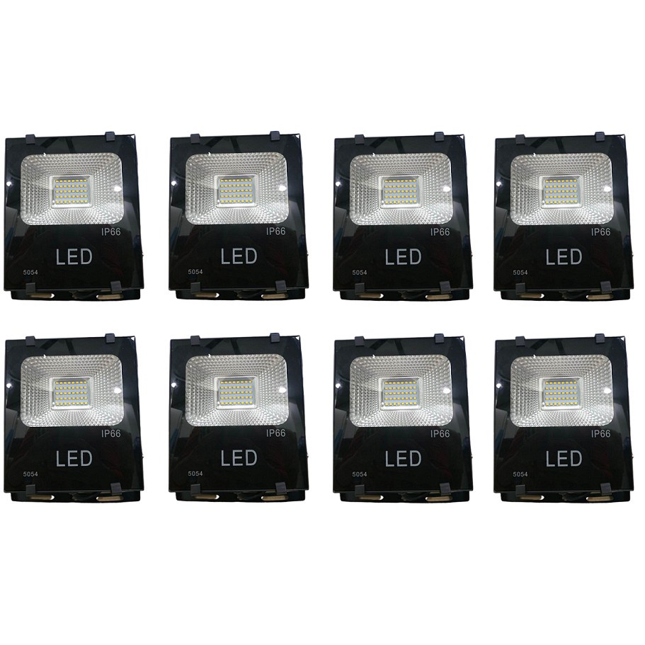 Bộ 8 đèn Led pha chíp dán 20W