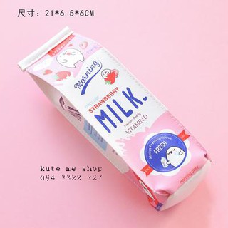 Bóp viết hình bịch sữa