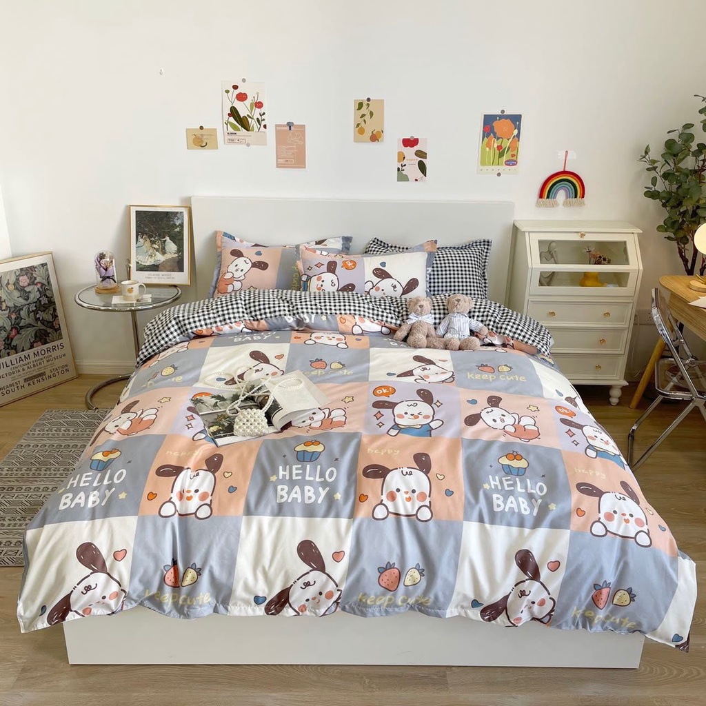 Set chăn ga 4 món