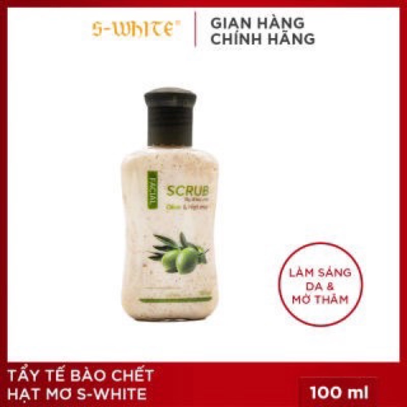 Muối Tẩy Tế Bào Chết Hạt Mơ Swhite Cho Mặt