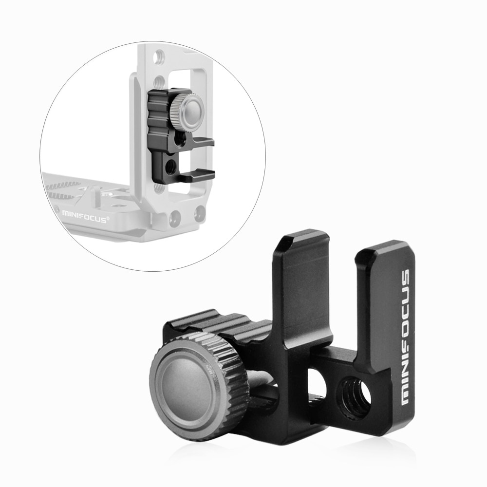 Minifocus Universal Camera Cable Clamp Lock for Blackmagic Video Monitor Cage G7/GH4/GH3 Cage for Sony A6400 A6500 A6300 BMMCC Cage