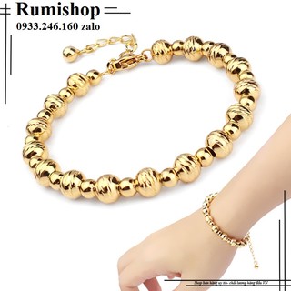 Lắc vòng tay nữ thời trang bi cách điệu mạ vàng 24k cao cấp BH vĩnh viễn