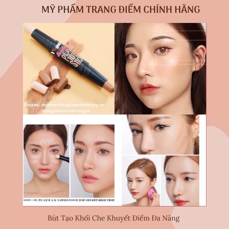 Bút Tạo Khối &amp; Che Khuyết Điểm Đa Năng - Contour &amp; Concealer Stick