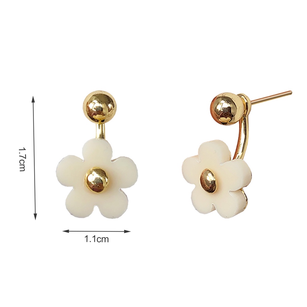 Đôi bông tai hình hoa kiểu dáng trẻ trung cho nữ