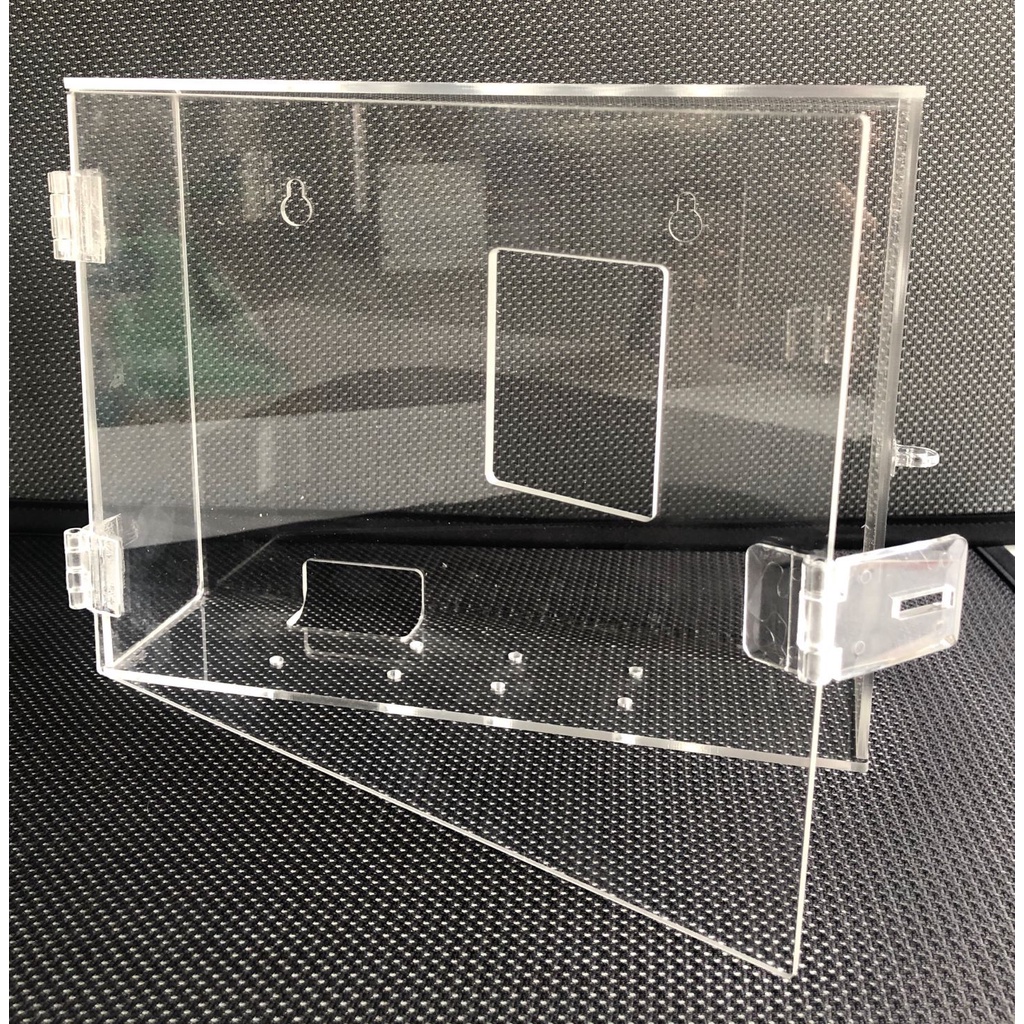 Hộp mica đựng máy chấm công mica trong suốt