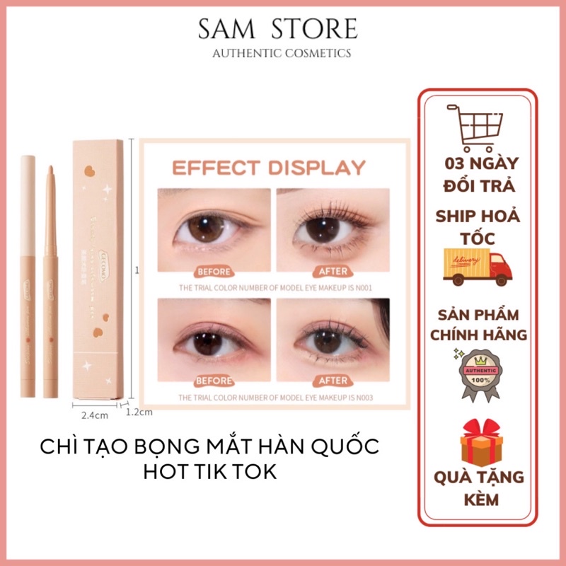 Vẽ bọng mắt Hàn Quốc với thiết kế đầu gọt chống tù giúp bút luôn sắc nét dễ vẽ chống thấm nước và mồ hôi | WebRaoVat - webraovat.net.vn