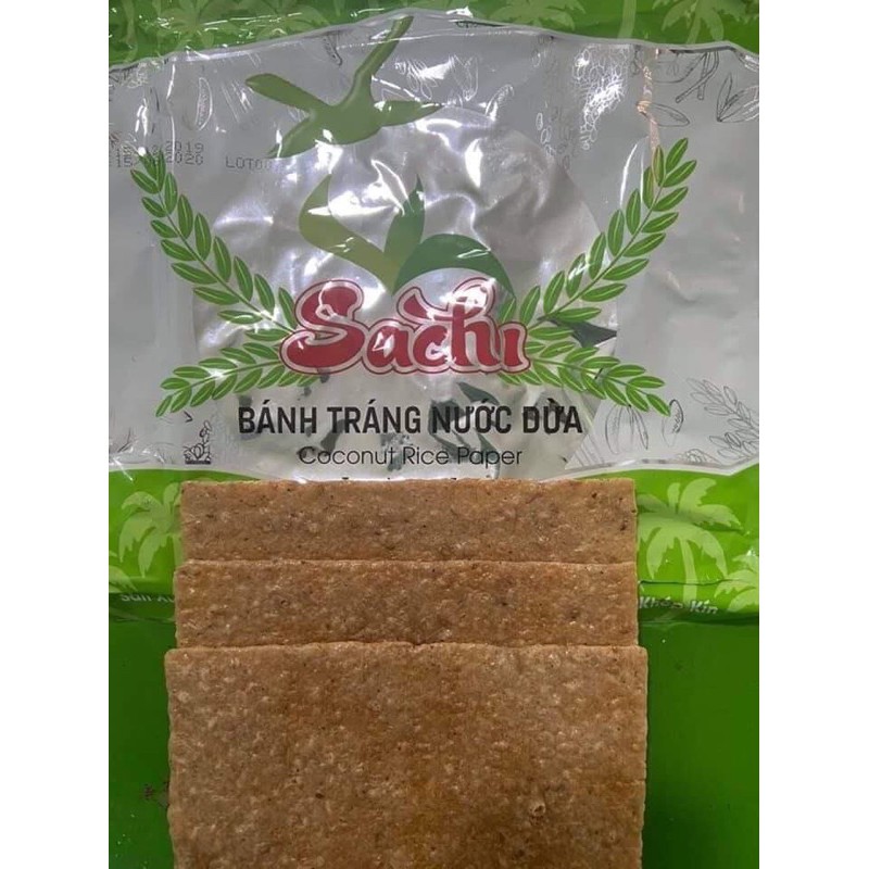 Bánh Tráng Nướng Sachi vị Mè, Dừa Combo 30 gói.