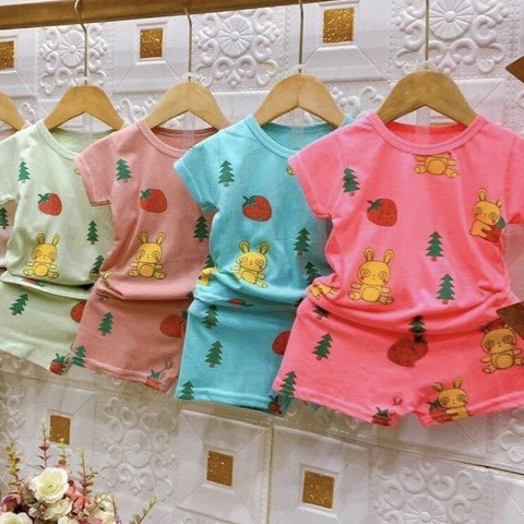 [MẪU MỚI] BỘ CỘC TAY CHẤT COTTON HỌA TIẾT BỐN MÙA CHO BÉ YÊU 6-18KG