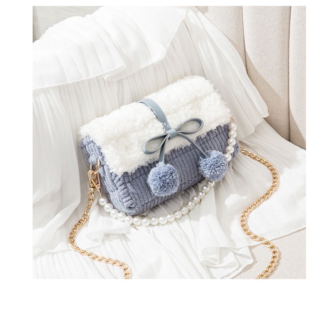 Túi tự đan, Phụ kiện làm túi handmade, Túi 2 cục nơ Zone Store47