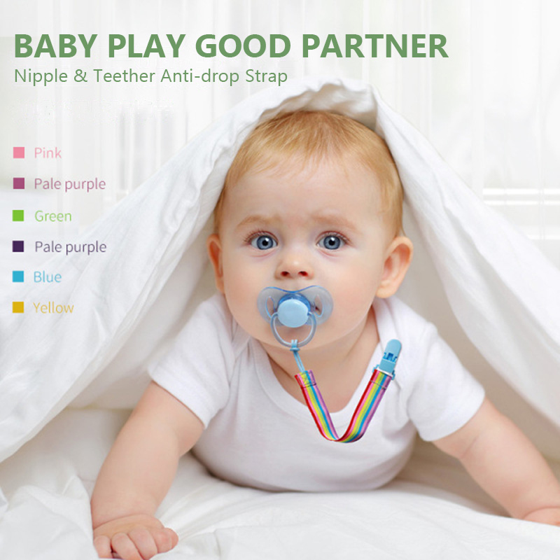 1 Dây Đeo Núm Ti Giả Có Giá Đỡ Kẹp Tiện Dụng Cho Bé Sơ Sinh | BigBuy360 - bigbuy360.vn