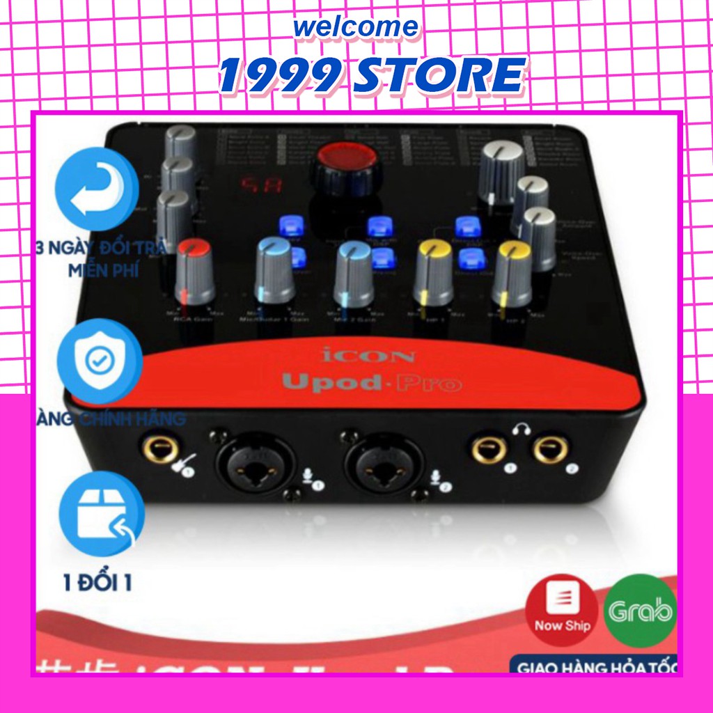 Sound Card Hát Karaoke Thu Âm Live Stream Icon Upod Pro Chính Hãng | 1999 Store