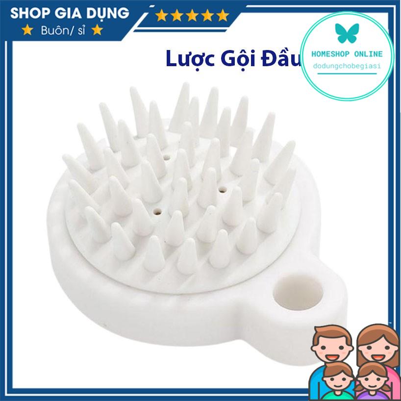 Lược Gội Đầu Muji Xuất Nhật - Massage Đầu Giảm Stress - Ngăn Ngừa Và Kích Thích Mọc Tóc